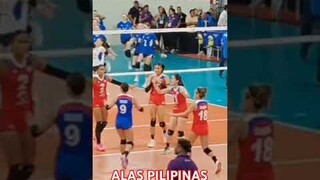 ALAS PILIPINAS VS KAZAKHSTAN #volleyball #avc2024 #alaspilipinas #shorts #fyp