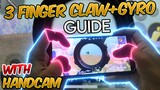 3 Finger Claw Setup Guide/Tutorial with Handcam + Sensitivity/Settings (PUBG MOBILE)