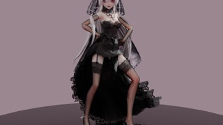 【MMD】Super beautiful rose wedding dress Yinyin