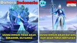 Percakapan Khusus Skin Dingin mobile legend bahasa Indonesia || Dialog Dingin