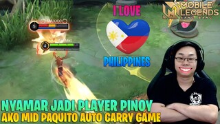 PAKAI PAQUITO TAGALOG VERSION - VY GEMING LANGSUNG KERASUKAN PLAYER PINOY! MOBILE LEGENDS