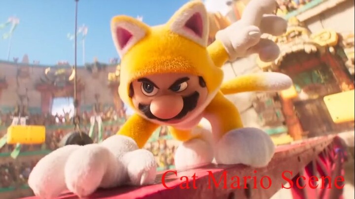 The Super Mario Bros Movie - Cat Mario Power-up! (2023)