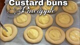 custard cream buns | pineapple custard buns “paradise cloud” // home made buns
