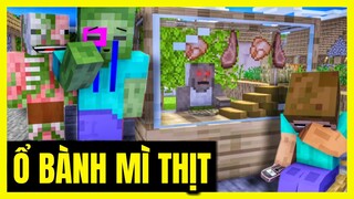 [ Lớp Học Quái Vật ] CÂU CHUYỆN "Ổ BÁNH MÌ THỊT"  | Minecraft Animation