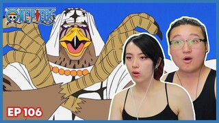 PELL VS MISS ALL SUNDAY 🦅✋🏻 | ONE PIECE Episode 106 Couples Reaction & Discussion