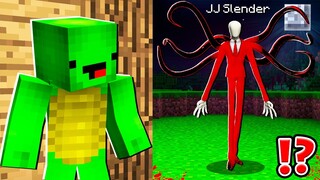 How JJ BECAME Slender Man and ATTACK MIKEY and JJ ? - in Minecraft Maizen