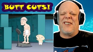 FAMILY GUY REACTION | TRY NOT TO LAUGH | Butt Cuts! 😂 #familyguy #reaction #trynottolaugh