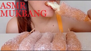 ASMR MUKBANG MOZZARELLA CORN DOGS MOCHI JELLY EATING SHOW | NO TALKING