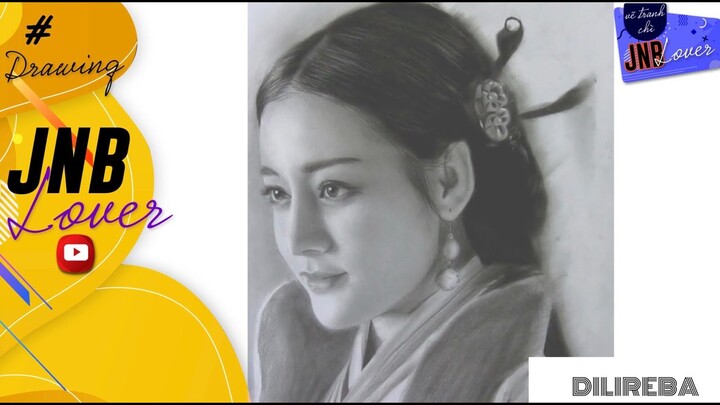 Realistic Drawing Feng Jiu - Eternal Love of Dream (Dilireba) in Pencil |JNB Lover