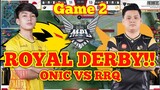 ROYAL DERBY!! RRQ VS ONIC!! MPL ID SEASON 10!! GAME 2 - Mobile Legends