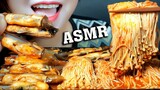 ASMR COOKING SPICY STIR FRIED RAZOR CLAMS WITH ENOKI MUSHROOM EATING SOUNDS | LINH-ASMR