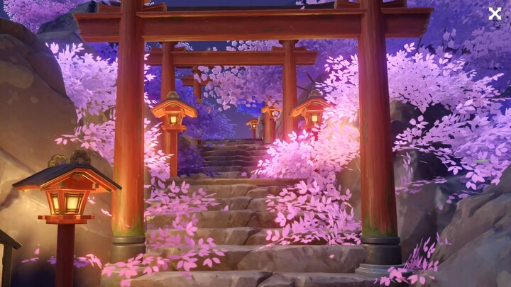 [Genshin Impact Dust Song Pot Free Copy First Bomb] Sakura Shrine