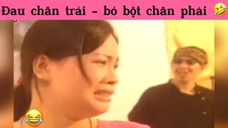 Đau chân trái - bó bột chân phải p2