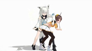 Sexy fox, rubbing ass online [MMD/60 frames]