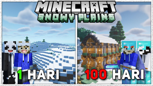 100 Hari Di Minecraft 1.18.1 Tapi SNOWY PLAINS Only (part 1)