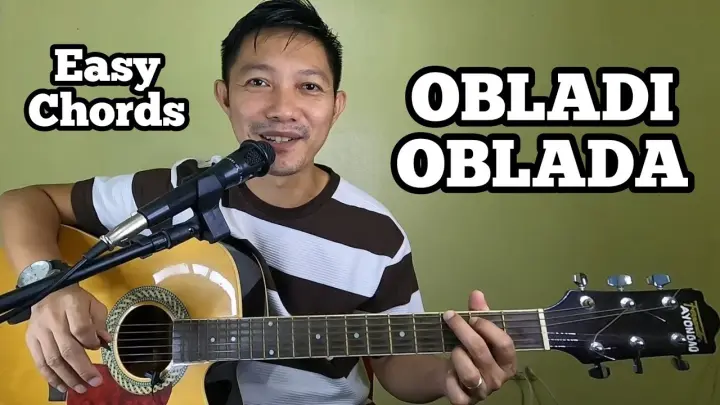 OBLADI OBLADA EASY GUITAR TUTORIAL FOR BEGINNERS