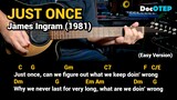 Just Once - James Ingram (1981) Easy Guitar Chords Tutorial with Lyrics Part 1 REELS
