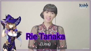 [Genshin Impact] Pemeran Wawancara Rie Tanaka (peran Lisa)