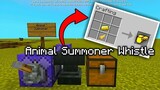 How to make a Animal Summoner Whistle in Minecraft using Command Block Tricks