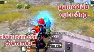 PUBG Mobile - Game Đấu Căng Thẳng Khi Đồng Đội Đã Nằm Hết | Chấm Máu Clear Team Lấy Top 1