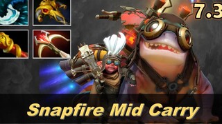 Snapfire Mid Carry โครงสร้างทางกายภาพ Dota 2 731 ไฮไลท์