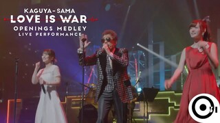 [LIVE] Kaguya-sama: Love Is War Openings Medley | Masayuki Suzuki ft. Suu, Airi Suzuki & Aoi Koga