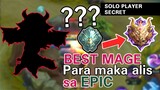 Best Mage para maka alis sa Epic Rank |Solo Player - Mobile Legends