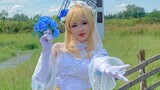 Lux khiết tinh hồng hoa cosplay by Aki nè
