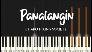 Panalangin by Apo Hiking Society synthesia piano tutorial  | lyrics + sheet music