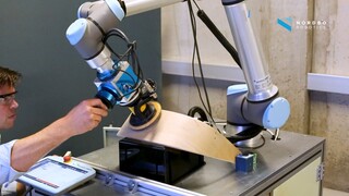 Mimic with FT Tracker: Furniture sanding | Nordbo Robotics