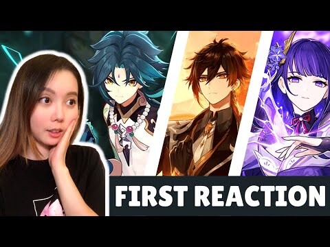 Reacting to EVERY CHARACTER in Genshin Impact for the FIRST TIME