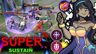 Esmeralda! Super Heal! Support Emblem Better Than Normal Emblem? | MLBB