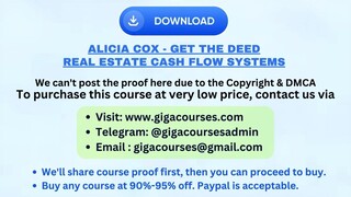 Alicia Cox - Get The Deed Real Estate Cash Flow Systems