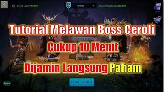 Tutorial Melawan Semua Bos Ceroli (Termasuk Ak Hok) Dengan Baik & Benar! Rise of Kingdoms Indonesia