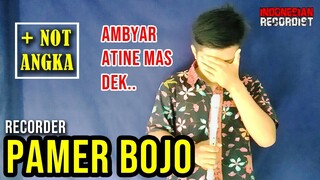 Not Angka PAMER BOJO | Recorder Cover Indonesia