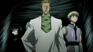 Finks shows his ability. Can he kill the ant king by shaking his arms 100 times? Killua's sister has