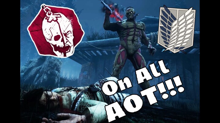 Armored Titan Memento Mori On All Attack on Titan Characters! | Dead by Daylight X Attack on Titan