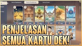 PENJELASAN SEMUA KARTU DEK - Genshin Impact