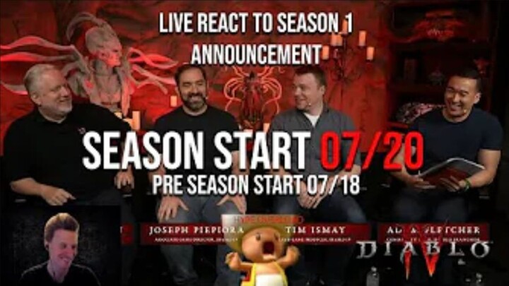 Diablo 4 Season 1 Reveal: Developer Update Live React (Season Theme, Release Date, Season Journey)