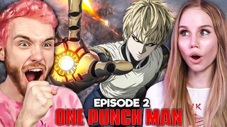 SAITAMA MEETS GENOS!! | One Punch Man S1E2 Reaction