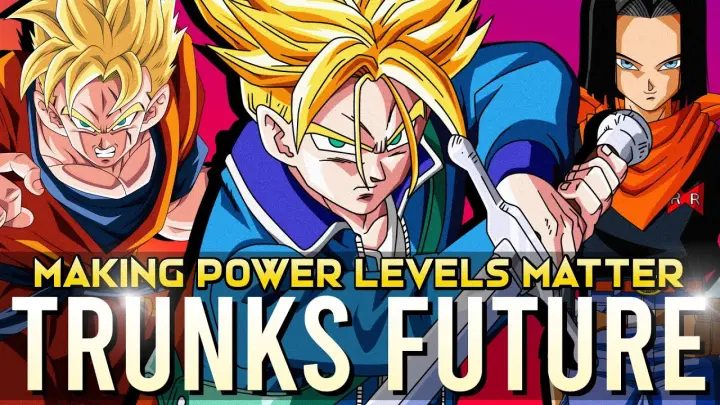 Dragon Ball Z Future Trunks Timeline - ALL POWER LEVELS (Future Gohan, Android 17 & Android 18)