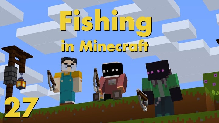 Fishing in Minecraft ft. AZ1O1O & Sthreed | KadaCraft IV