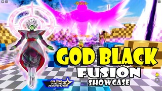 GOD BLACK FUSION (ZAMASU FUSION) SHOWCASE - ALL STAR TOWER DEFENSE