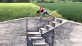 3D painting - stairs
