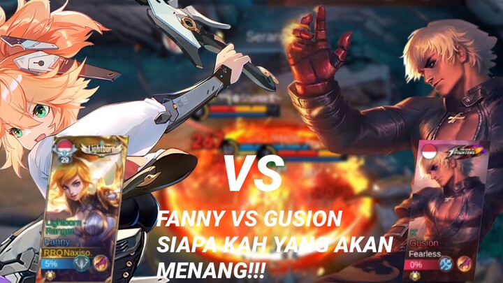 PERTARUNGAN YANG SANGAT SENGIT ANTARA FANNY VS GUSION😱🤯!!!