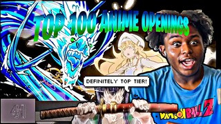 TOP 100 Anime Openings Reaction- Think I found some GEMS!