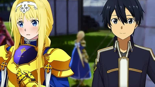 Kirito: Alice, cô đến đây để gặp Selka à?