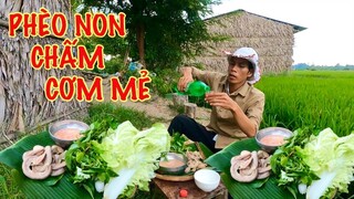 Phèo Non Luộc Sả Chấm Cơm Mẻ Lai Rai Vài Li Giữa Buổi Chiều Đồng Quê