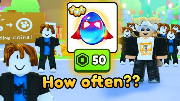 I Used 15 Alts to see How Often Exclusive Egg is 50R  (Pet Simulator 99)