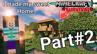I made my sweet home in Minecraft Survival series